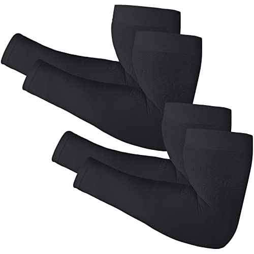 Newbyinn Arm Sleeves for Men Women, Size L - XL, UV Sun Protection Sleeve to Cover Tattoo, Cooling Compression Arm Cover