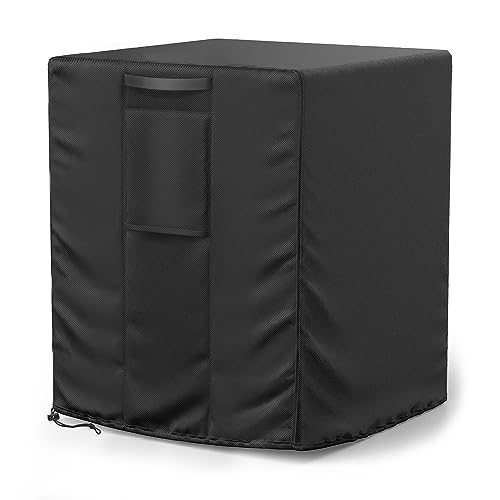 Black 30x30x32 Inch Heavy Duty Waterproof AC Cover for Outside Units - Mrrihand