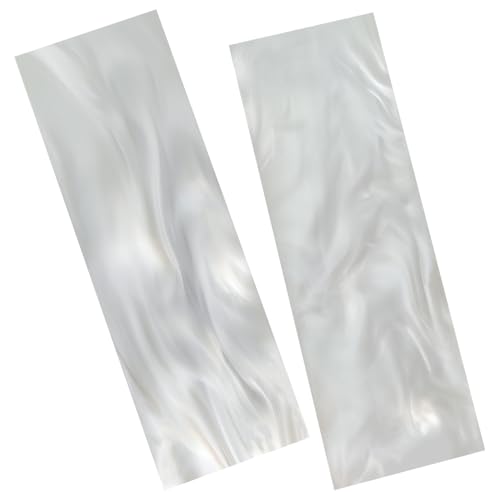 Cool Hand 2 Pcs Acrylic Knife Handle Scales Slabs Custom DIY Tool Material for Knives Making Blanks Blades, Synthetic White Pearl