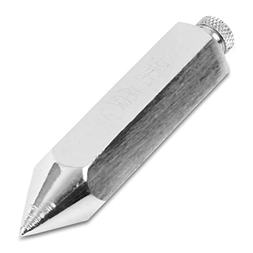 GreatNeck 8oz Plumb Bob for Vertical Alignment, Hexagon Bob, Steel