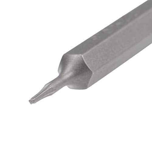 uxcell Screwdriver Bits 10pcs 5/32 Inch Hex Shank Star-Shape P2/0.8mm Screwdriver Bit Set 28mm Length P2 Screw Driver Kit Tools