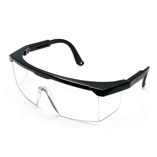 Safety Glasses Clear HD Anti-fog Goggles Eye Protective Eyewear Adjustable Frame Work Safety Glasses Over Eyeglasses