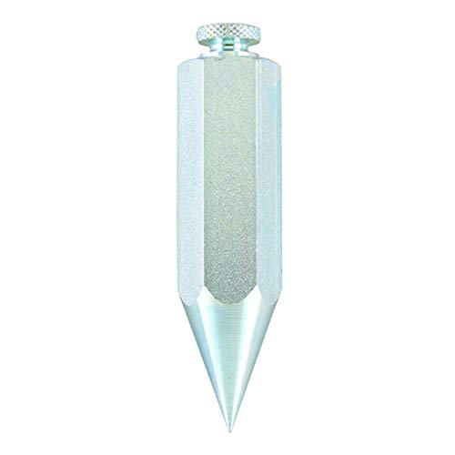 Johnson Level & Tool 08 Steel Hexagonal Plumb Bob, 8 oz., Finish, 1