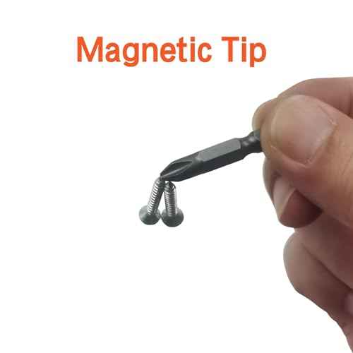 6Pcs 35mm JIS Screwdriver Bit Set with Magnetic Tip, 1/4 Hex Shank, S2 Alloy Steel & 6-Slot Storage Strip ? Perfect for Japanese Motorcycles, Cars, Bicycles, and Equipment (JIS #1x2#2x2#3x2)