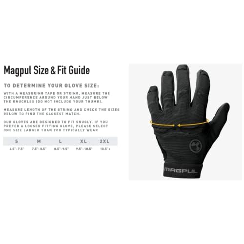Magpul Patrol Glove 2.0 Lightweight Tactical Leather Gloves