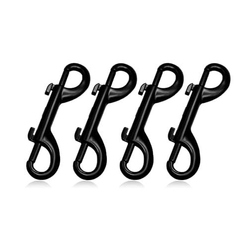 Heavy Duty Zinc Alloy Snap Hooks - 3.5 Inch, 110lb Load, Pack of 4