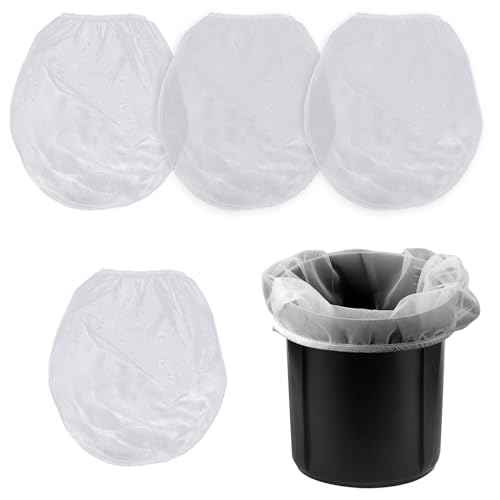 5pcs Paint Strainer Bags 5 Gallon, White Fine Mesh Paint Filter Bag Elastic Opening Bucket Filtering Bag for Hydroponics Painting Gardening