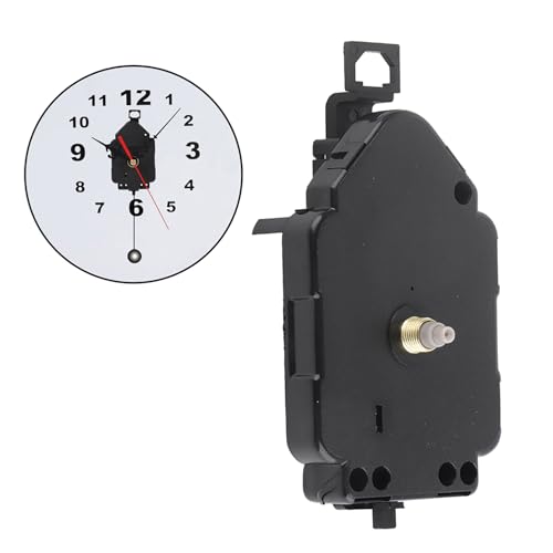 Quartz Wall Clock Movement with Low Noise Pendulum Mechanism - DIY Replacement