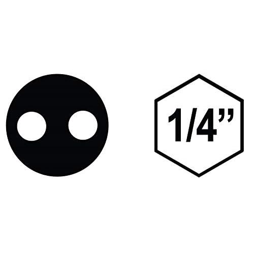 VEGA Spanner #14 Insert Bits. Professional Grade 1/4" Hex Shank #14 Spanner 1" Insert Bits. 125SP14A-5 (Pack of 5)