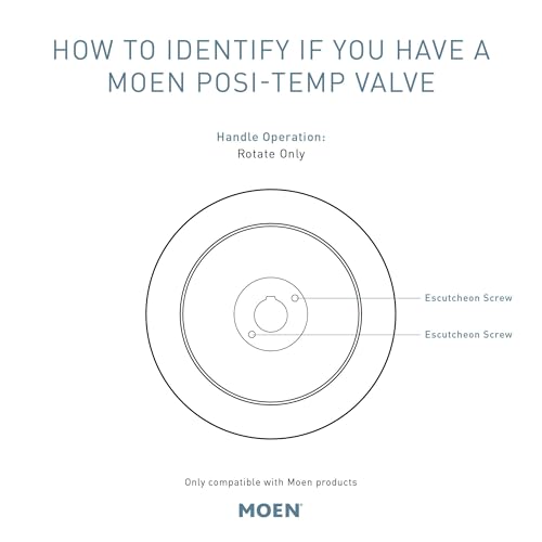 Moen 2570 Posi-Temp 4-Port Pressure Balancing Tub & Shower Valve - 0.5 Variation