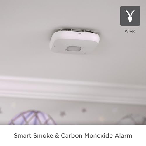 First Alert SC5 Hardwired Smart Smoke & CO Alarm with Voice & App Alerts