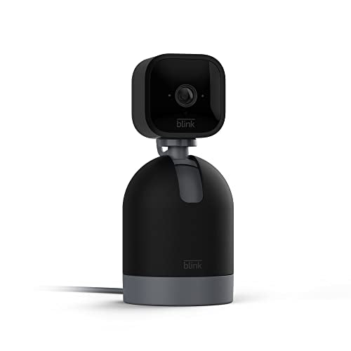 Blink Mini Pan-Tilt Security Camera Black - Indoor Smart Home Camera with Two-Way Audio