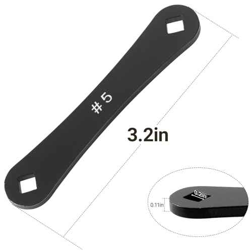 Ziyuan Acetylene Tank Wrench,for B & MC Acetylene Tank Valves Wrench for Controlling The Opening And Closing of Acetylene Cylinders(2 pack)