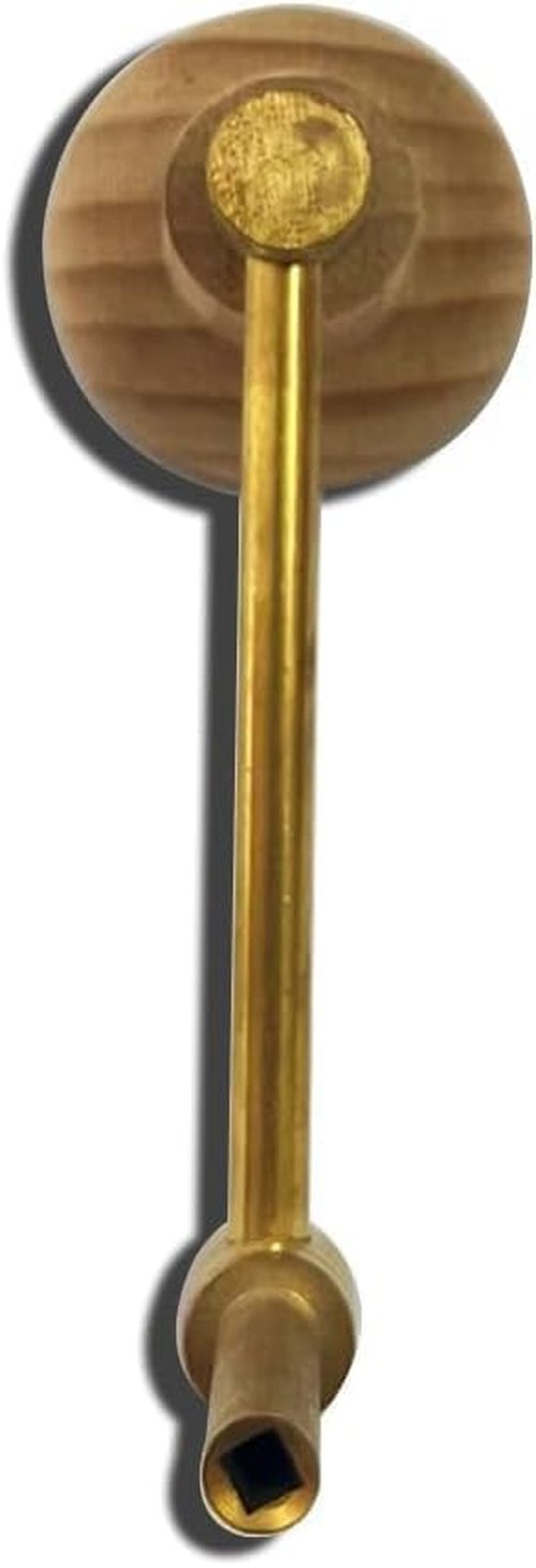 Grandfather Clock Winding Key Crank Winder Mainspring Key Clock Winding Tool Brass Made (Key No. 9-4.5mm I.D.)