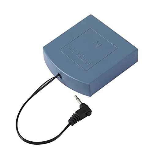 External Power Supply Box with 2.5mm and 3.5mm Jack for Some Safe Box with External Battery Supply, 4 AA Battery Holder with Wires, 6V Backup Power Source for The Safe Box