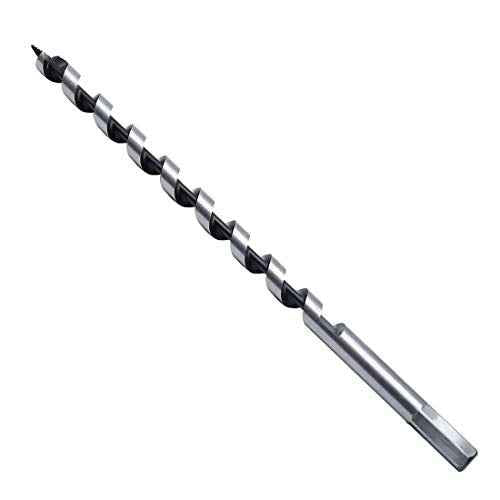 2Pcs Wood Auger Drill Bit 1/2" x 11.7" Ship Auger Bit with 1/2 Inch Hex Shank, Perfect for Soft & Hard Wood, Plastic, Drywall, PVC