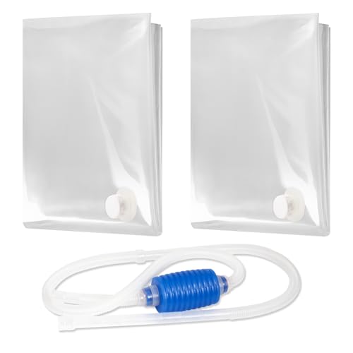 Godwolf 45-Gallon Emergency Water Storage Bags 2 Pack BPA-Free Food-Grade Durable Container