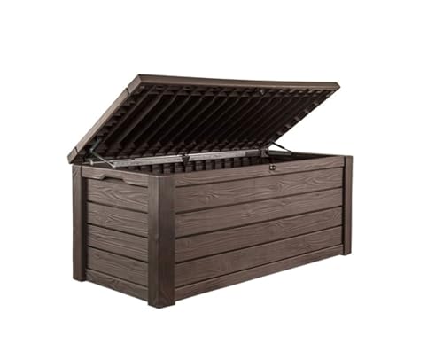 Keter Westwood Brown 150 Gallon Outdoor Storage Box & Bench