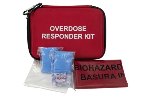 Opioid Overdose Response Kit with Naloxone Storage - First Aid Emergency Set