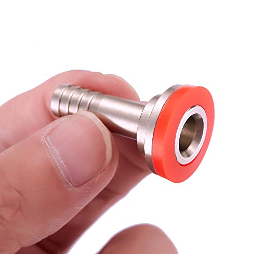 LitKiwi 5-Pack Beer Keg Coupler Check Valve & 5-Pack Washer Gaskets for Sankey D Type