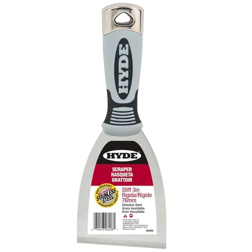 HYDE, 3" 06408 6408 Stiff Scraper, Color