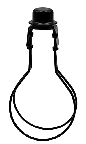 Creative Hobbies Black Lamp Shade Light Bulb Clip Adapter - Easy Fit