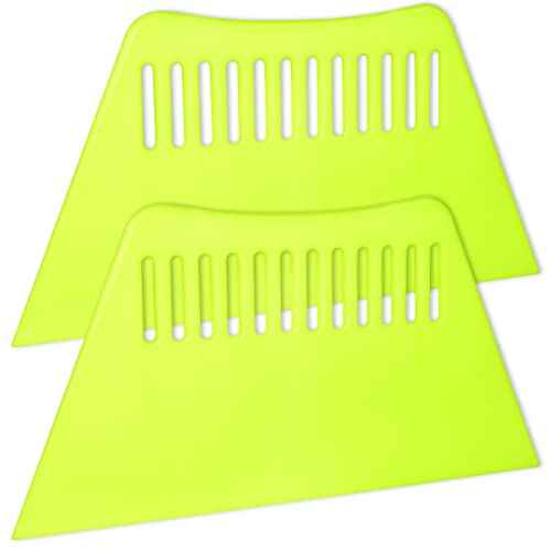 Wallpaper Flexible Smoothing Tool Larger Plastic Putty Scraper Pick and Peel Squeegee, 2 Pack