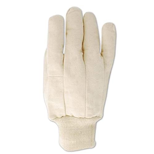 MAGID MultiMaster Lightweight Cotton Canvas Gloves, 24 Pairs, Size Men's Jumbo (Fits XL) (T83J)