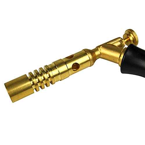 BLUEFIRE MRAS-8210 Super Jumbo Turbo Flame Propane Gas Welding Torch with 5' Hose Fuel by MAPP MAP Pro Propane Great High Intensity Nozzle Head for Soldering Brazing Large Dia Copper Pipe