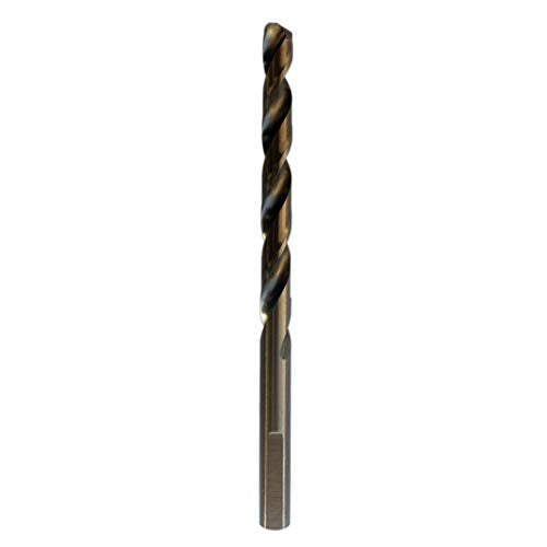 Drill Hulk 3/16-Inch Cobalt Steel Jobber Length Twist Drill Bits Pack of 12