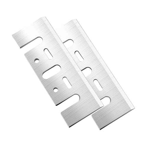 3-1/4 Inch Carbide Planer Blades, 82mm TCT Replacement Knives, Compatible with DeWalt, Makita, Bosch, Ryobi, Hitachi Hand-Held Planers (1900B)