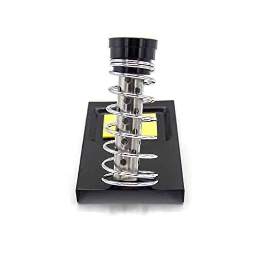 Soldering Iron Holder Stand with Ball Shell Holder including Cleaning Sponge, Solder Tip Slots and Solder Tip Cleaner