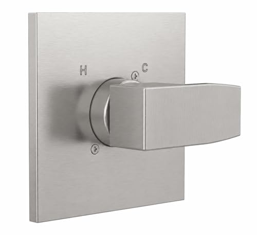 GUOLAIBA Brushed Nickel Shower Trim Kit for Delta R10000 Universal Valve - Modern Replacement Handle
