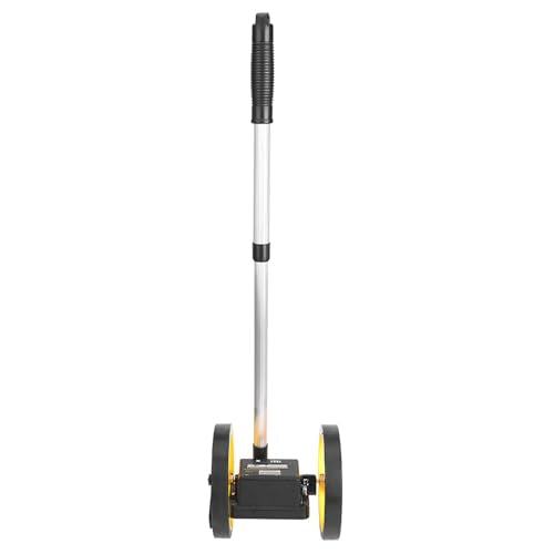Gernie Two-Wheel Measuring Wheel Gage with Aluminum Shaft – Calibrated Distance Tool