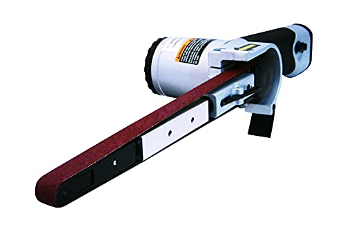 Astro Pneumatic 3037 Air Belt Sander 1/2" x 18" with 3 Belts - Variable Speed, Compact Design