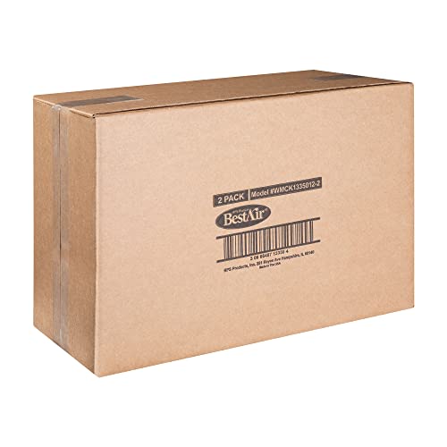 BestAir WMCK1335012-2 Heavy Duty Trash Compactor Bags, 16 x 9 x 17 in, Pack of 2 (24 Bags)
