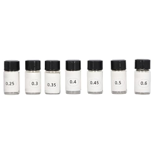 Tin Solder Ball BGA,Solder Cleaning Balls,0.25 0.3 0.35 0.4 0.45 0.5 0.6mm Reballing for GPU CPU IC PCB Chip Used for Connection of semiconductor chip (7 Bottles£©