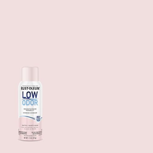 Rust-Oleum Low Odor Premium Matte Dusty Rose Spray Paint - 11oz, Water-Based