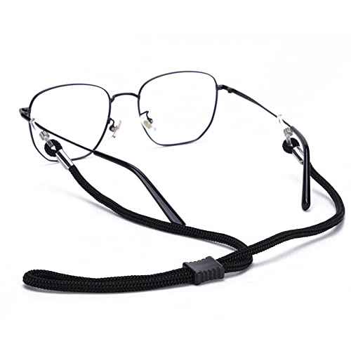 20 Pcs Black Sunglasses Strap Holder Adjustable Eyeglass Lanyard Rope Eyewear Retainer Cord Glasses Neck Strap String