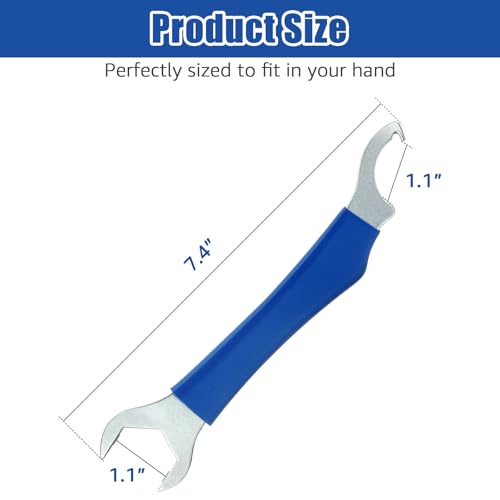 2-Pack Beer Tap Wrench, Stainless Steel Faucet Tool for Keg Coupler & Tower Maintenance