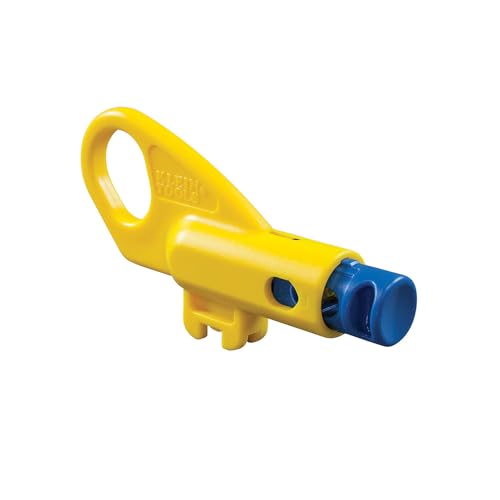 Klein Tools VDV110-261 Twisted Pair Radial Cable & Jacket Stripper - Flexible Wire Cutting Tool
