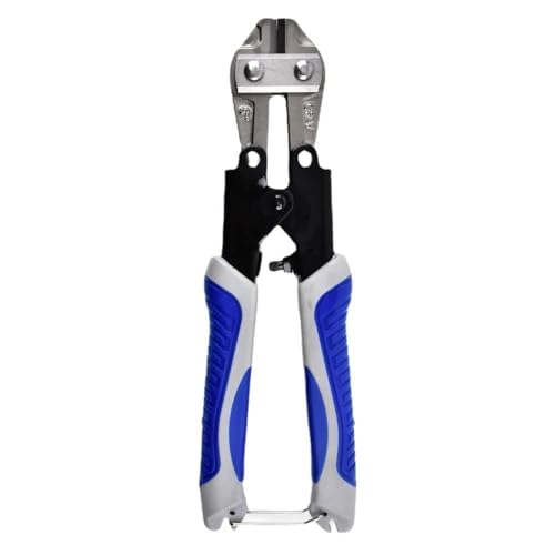 8" Mini Bolt Cutter - Cr-V Steel,Ergonomic Soft Non-Slip Grip,Safety Lock,for Small Screws,Hooks,Fence,Mini Wire Cutters Heavy Duty