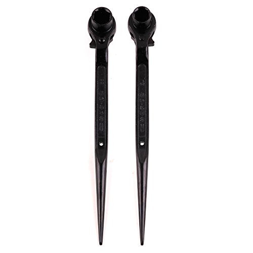 Eowpower 19mm x 22 mm Hexagon Scaffold Podger Spanner Ratcheting Socket Wrench