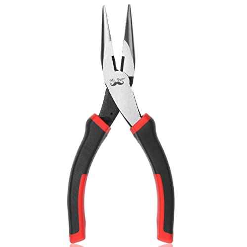Mr. Pen- Needle Nose Pliers, 7 Inch, Long Nose Pliers, Needle Nose Pliers Tool, Pliers Needle Nose, Long Nose Pliers with Cutter, Wire Wrapping, Crafts, Jewelry Making Supplies