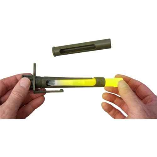 Cyalume 9-06370PF Combat Light Shield Device, 6-3/4" Length x 1" Width, For 6" ChemLight and SnapLight Lightsticks Gray