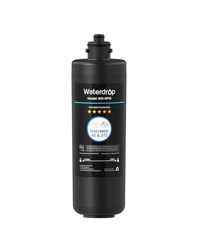 Waterdrop RF10 Water Filter Replacement for 10UA/10UB - Black