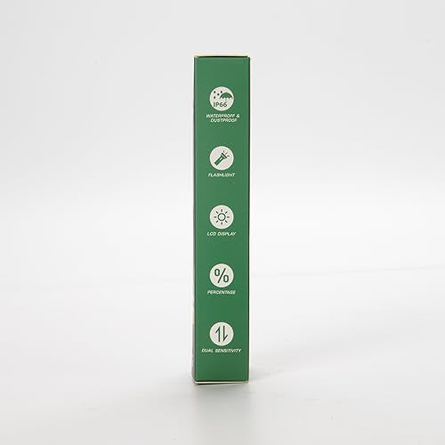 TESMEN Voltage Tester, TN-213 Non-Contact Voltage Detector, Electrical Tester, AC 12V-/70V-1000V, Dual-Range, LCD Display in Percentage, Buzzer Alarm, Live Wire Test, Wire Breakpoint Finder - Green