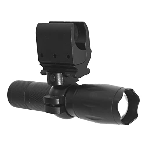 Trinity Tactical Flashlight with Mount Compatible with Mossberg Maverick 88 Pump 12 Gauge Single Rail Adapter Hunting Accessories.