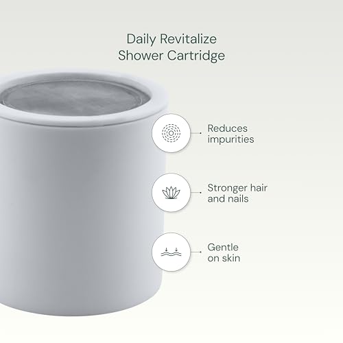 Aquabliss SFC100 Daily Revitalize Vitamin C & Mineral Shower Filter Cartridge - Replacement for SF100