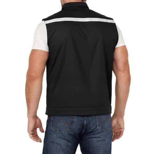 Tool Vest for Men Electrician Reflective Work Vest Carpenters Multi-Pockets Safety Vests